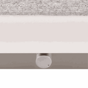 Wandleuchte 30x15 cm LED in nickel matt mit Switch Dimmer und 1300 Lumen Lichtleistung