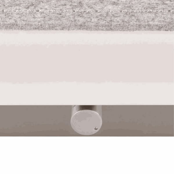 Wandleuchte 30x15 cm LED in nickel matt mit Switch Dimmer und 1300 Lumen Lichtleistung