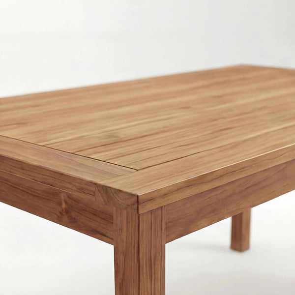 Gartentisch Carlton aus Teakholz in Sterling für Garten und Terrasse