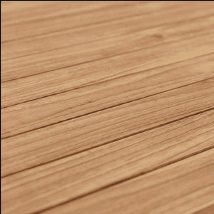 Gartentisch Carlton aus Teakholz in Sterlingfarbe für Terrasse und Garten