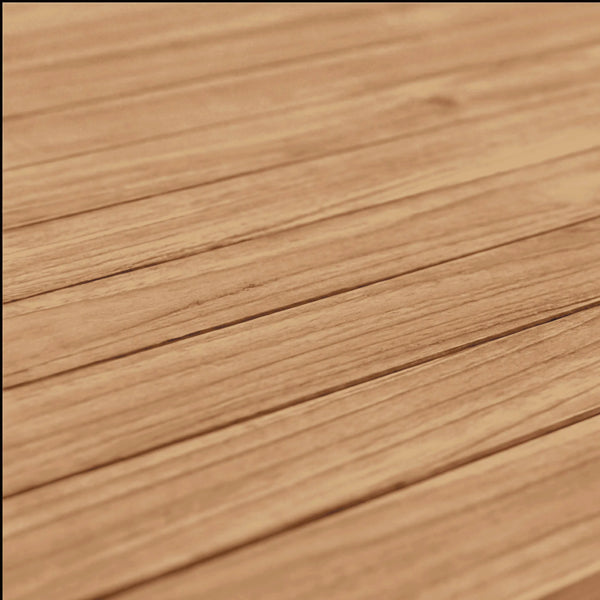 Gartentisch Carlton aus Teakholz in Sterlingfarbe für Terrasse und Garten