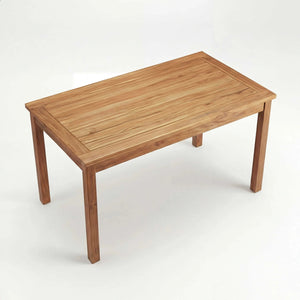 Gartentisch Carlton aus Teakholz in natürlicher Sterling-Farbe für Terrasse und Garten