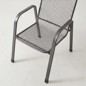 Stapelsesseln "Savoy" aus Streckmetall
