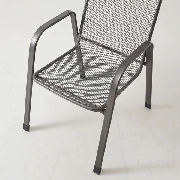 Stapelsesseln "Savoy" aus Streckmetall