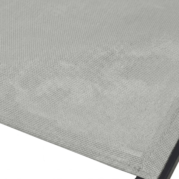 Moderner Positionsstuhl Calanda mit verstellbarer Rückenlehne und Aluminiumgestell in Charcoal