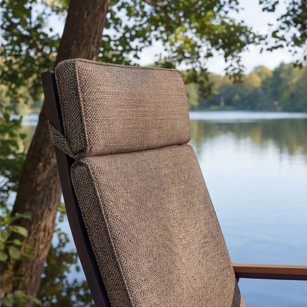 Positionsstuhl "Spoga" mit Teakholz Armlehnen