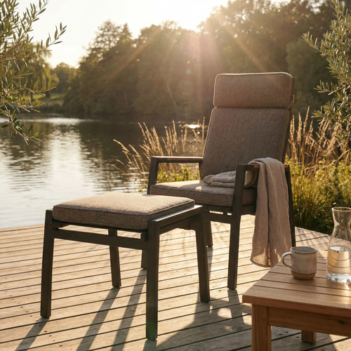 Gartenhocker "Spoga" inkl. Sitzkissen