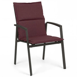 Gartenauflage Weinrot aus Polyacryl