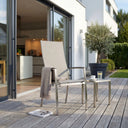 Stapelsessel "Mika" Hochlehner mit Aluminiumarmlehnen