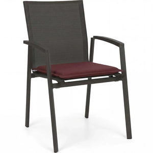 Sitzkissen Weinrot aus Polyacryl