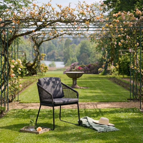 Gartensessel "Odea" Kufe inkl. Sitz- & Rückenkissen
