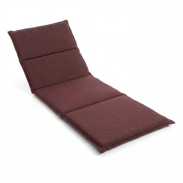 Gartenliegenauflage "Allround" Weinrot aus Polyacryl