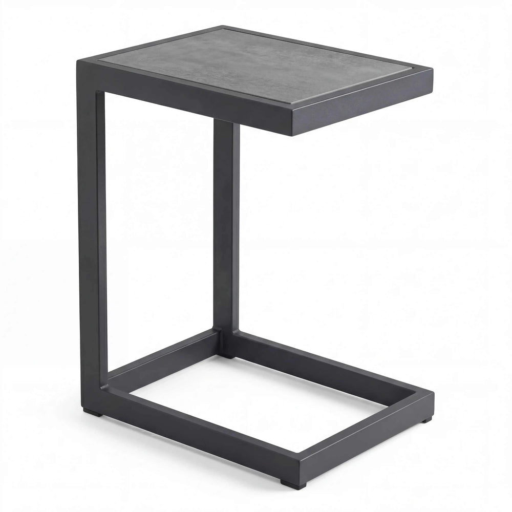 Beistelltisch "Sondrino" mit Keramikplatte in Beton-Optik