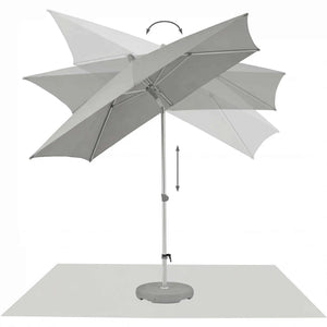 Glatz Sonnenschirm "Alu Smart" 210×150 cm