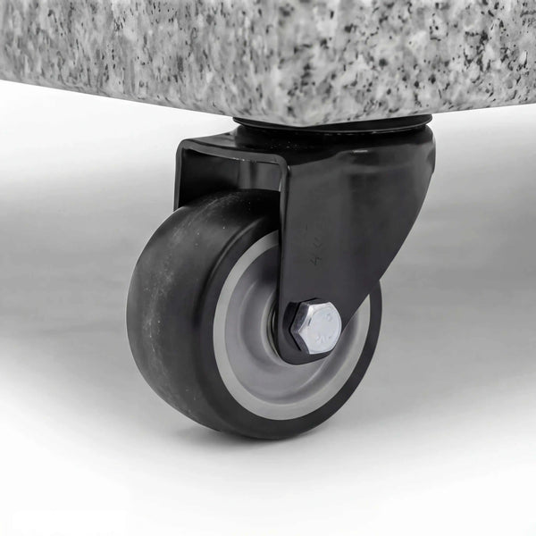 Granitsockel rollbar 25 kg für flexible Balkon-Sonnenschirmbefestigung