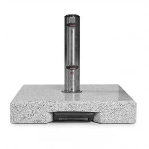 Granitsockel Trolley Active 40 kg mit Rollen und ausziehbarem Griff für einfache Mobilität