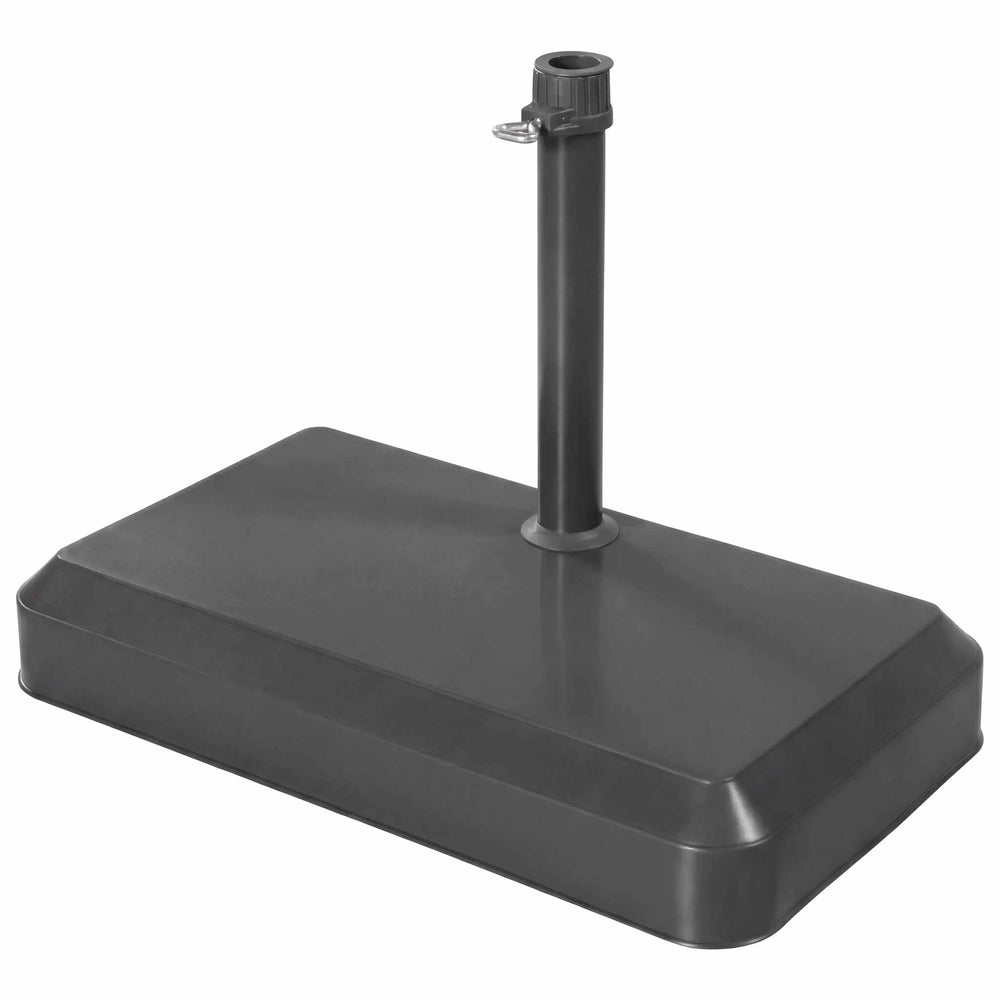 Balkonschirmständer 20 kg aus Beton mit PVC-Mantel für Rohre 25-32 mm, kompakt und stabil