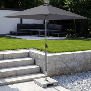 Sonnenschirm myZone Auto Tilt 300x200 cm anthrazit mit automatischer Neigefunktion und UV-Schutz [AI]
