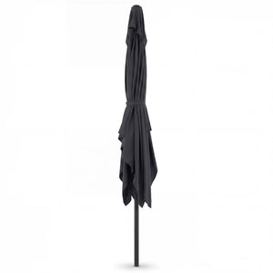 Anthrazitfarbener Sonnenschirm Life Lift 250x200 cm mit Knickfunktion und UV-Schutz