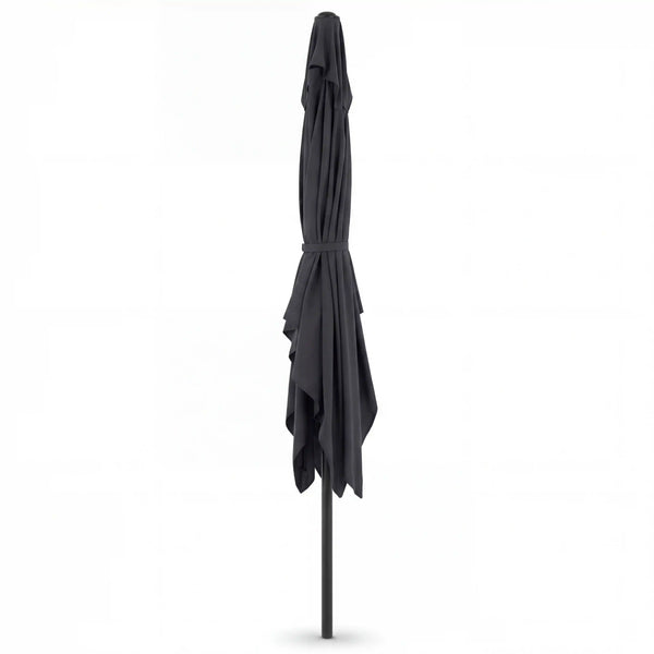 Anthrazitfarbener Sonnenschirm Life Lift 250x200 cm mit Knickfunktion und UV-Schutz