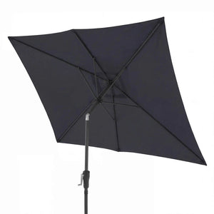 Rechteckiger Sonnenschirm Life Lift Anthrazit 250x200 cm mit Knickfunktion und UV-Schutz