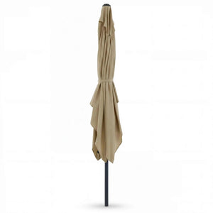 Doppler Life Lift Sonnenschirm 250x200 cm mit Knickfunktion und UV-Schutz anthrazit