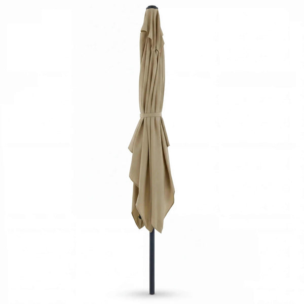 Doppler Life Lift Sonnenschirm 250x200 cm mit Knickfunktion und UV-Schutz anthrazit