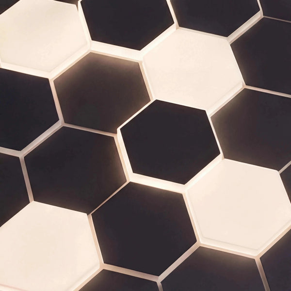 Moderne Wandleuchte 55x55 cm schwarz matt mit dimmbarer LED und skulpturalem Design