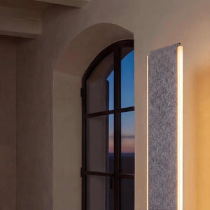 Stehleuchte 180 cm hoch mit LED und sensorgesteuertem Dimmer in nickel matt