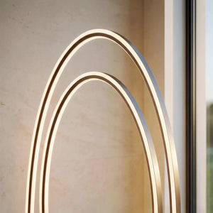 Stehleuchte 175 cm schwarz matt mit 6400 Lumen und LED-Technologie