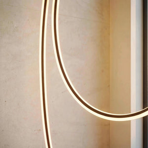 Stehleuchte 175 cm schwarz matt mit 6400 Lumen und moderner LED-Technologie