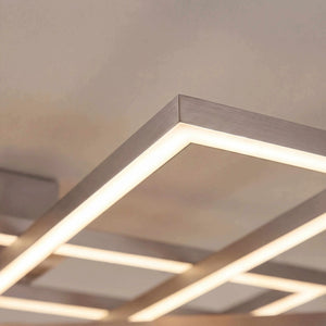 Moderne Decken- & Wandleuchte 60x66cm mit stufenlos verstellbarem Licht und Fernbedienung