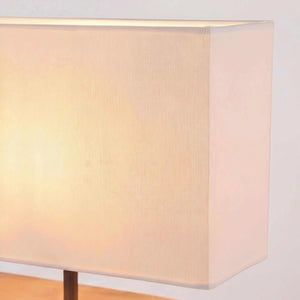 Moderne Tischleuchte 15x26,5cm in Nickel matt mit LED und Touch-Bedienung