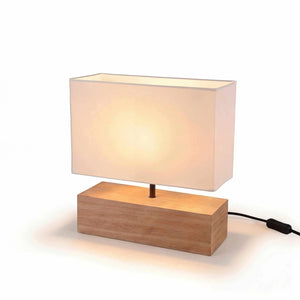 Moderne Tischleuchte 15x26,5cm mit LED, Nickel matt und Touch-Bedienung