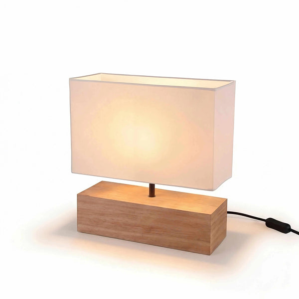 Moderne Tischleuchte 15x26,5cm mit LED, Nickel matt und Touch-Bedienung