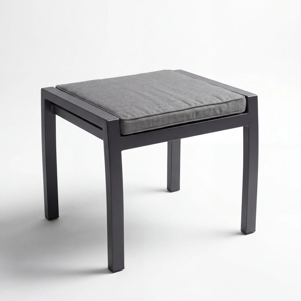 Outdoor-Hocker mit Sitzkissen