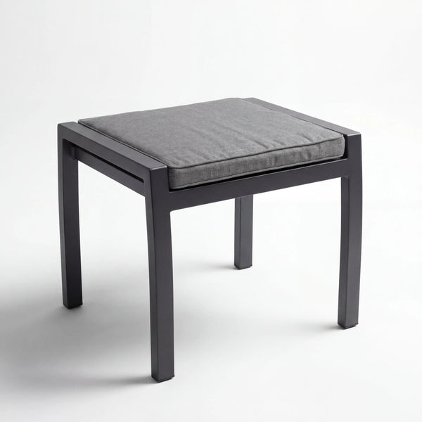 Outdoor-Hocker mit Sitzkissen