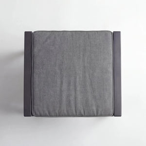 Outdoor-Hocker mit Sitzkissen