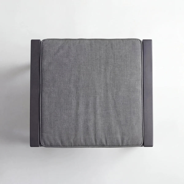 Outdoor-Hocker mit Sitzkissen