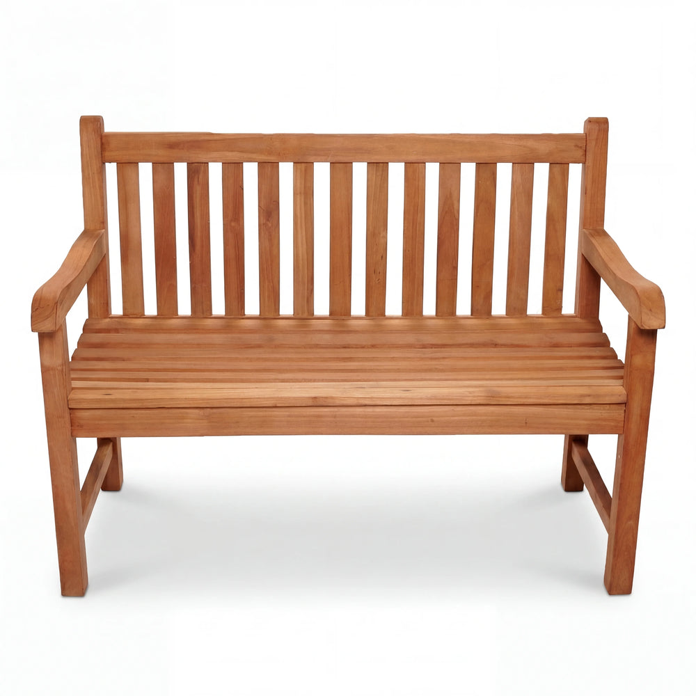 Gartenbank Savannah aus massivem Teakholz für Garten und Terrasse