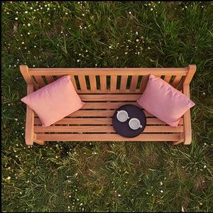 Gartenbank aus massivem Teakholz