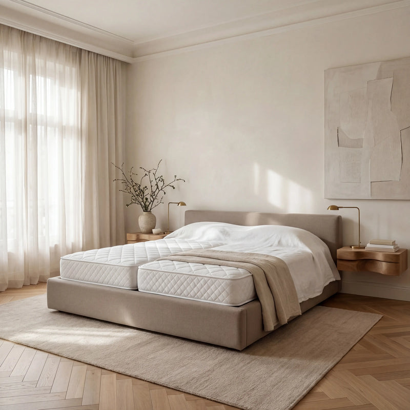Matratze Sensoflex 800 90x200 cm mit antibakteriellem Lyocell-Jersey-Bezug für erholsamen Schlaf