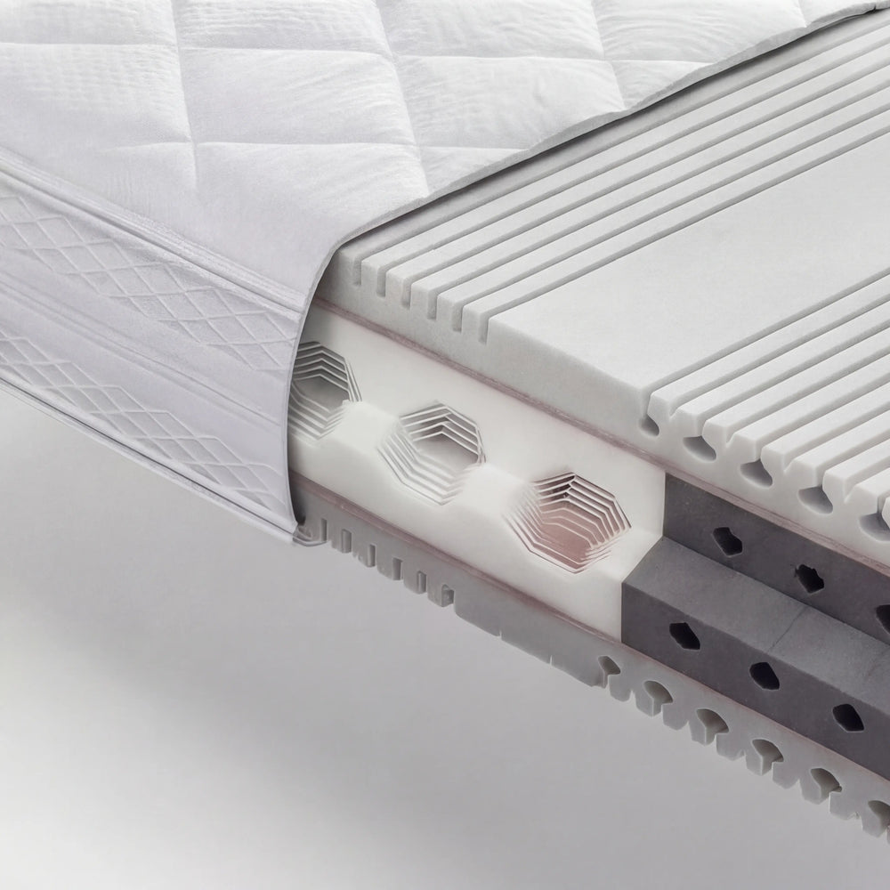 Matratze Sensoflex 700 90x200 cm mit weichem Lyocell-Jersey-Bezug für komfortablen Schlaf