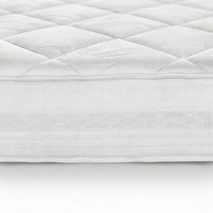 Taschenfederkern-Matratze 90x200 cm mit 7-Zonen ergonomischem Federkern und feuchtigkeitsregulierendem Wollfilz-Überzug