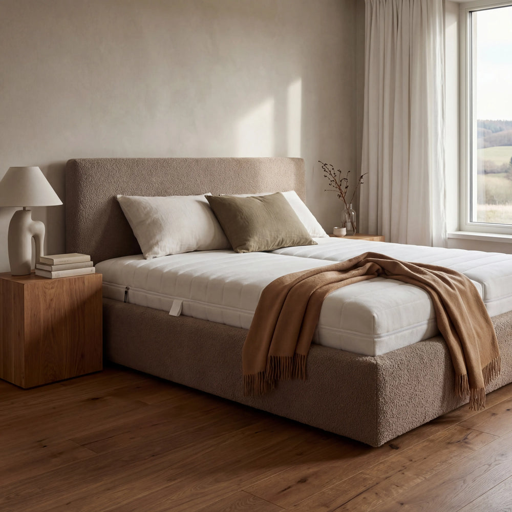 Taschenfederkern-Matratze 90x200 cm mit 7-Zonen-Stützung und seidig-weichem Lyocell-Bezug