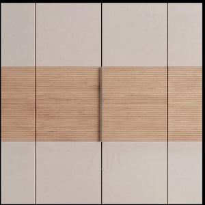 Drehtürenschrank inkl. Zusatzausstattung, Verona, 6-türig, 300x216x58 cm