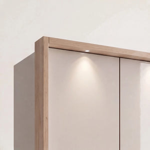 Drehtürenschrank inkl. Zusatzausstattung, Verona, 6-türig, 300x216x58 cm