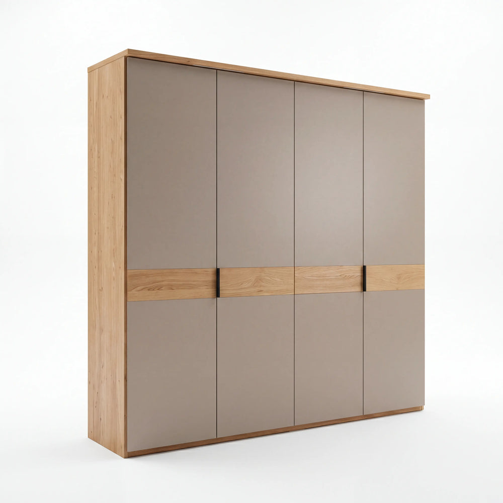 Drehtürenschrank, Padua, 4-türig, 200,1x206,8x59,5 cm