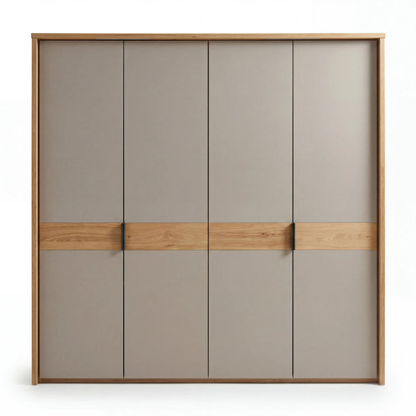 Drehtürenschrank, Padua, 4-türig, 200,1x206,8x59,5 cm