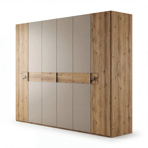 Drehtürenschrank inkl. Zusatzausstattung, Carano, 6-türig, 301x223x61 cm